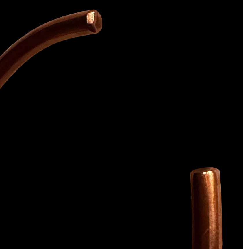 NumenLife Copper Bangles | 6-Gauge Pure Copper