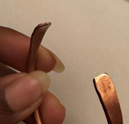 NumenLife Copper Bangles | 6-Gauge Pure Copper